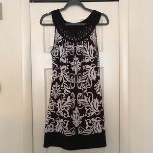 Wrapper Damask Dress